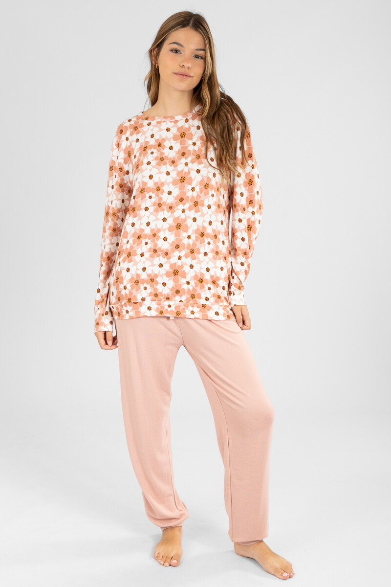 Pijama daisy solid - Flores 