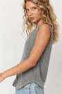 POLERA RUE HEATHERED Gris