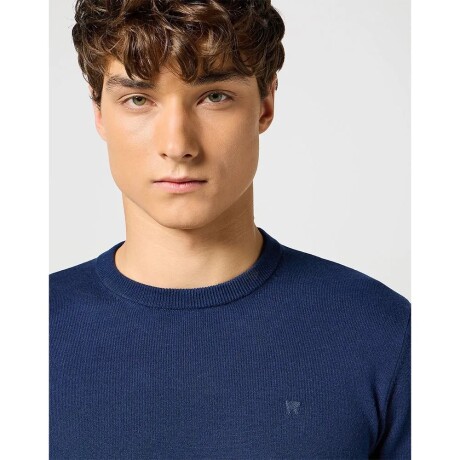 Buzo Wrangler de Hombre - KNIT SWEATER - 112357427NAVY ELD