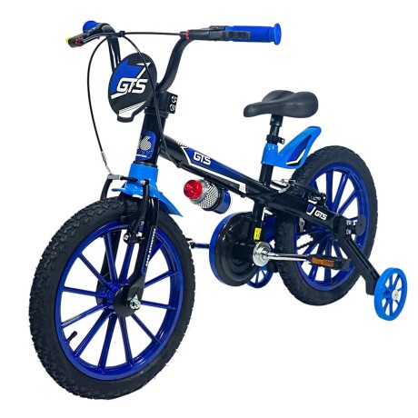 Bicicleta de Paseo Gts ARO16GTS Rodado 16 con Cantimplora AZUL