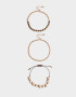 Pulseras Flexibles Sets Metal diferenciado Sets De Pulseras - Dorado