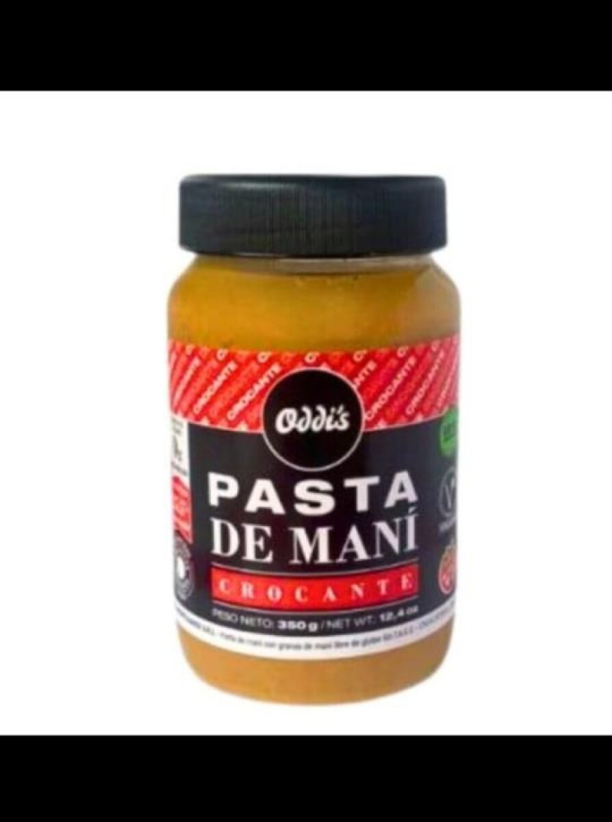 NAT-PASTA DE MANI CROCANTE ODDIS/GLUTEN 350G 