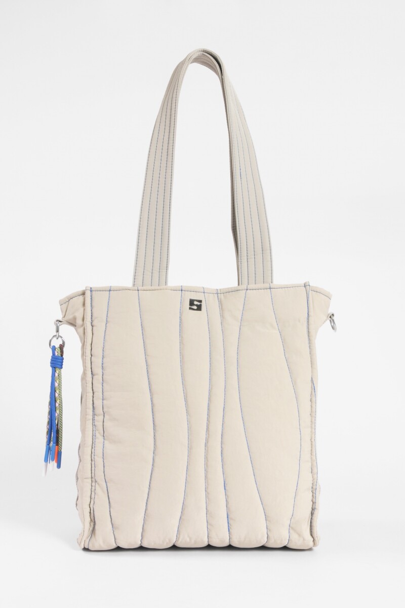 Shopper matelaseada beige