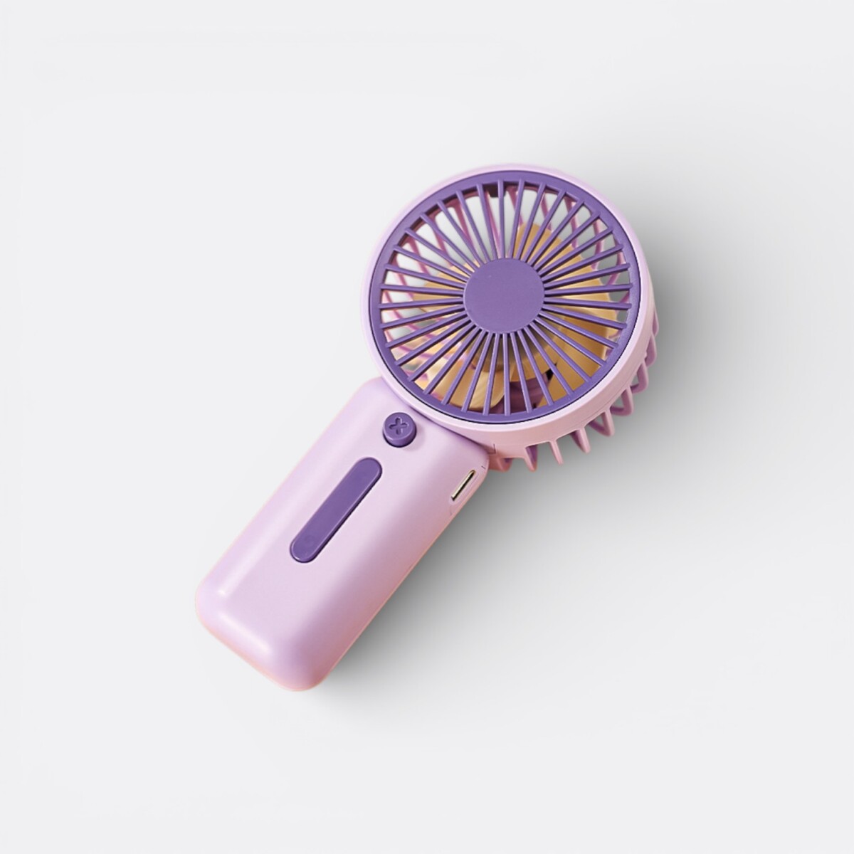 Ventilador Recargable Color Portatil - Lila 