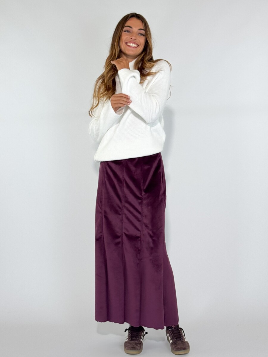 POLLERA ADELE - BORDEAUX 