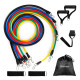 Set 5 Bandas Elasticas Agarre Resistencia Bosco Gym Multicolor