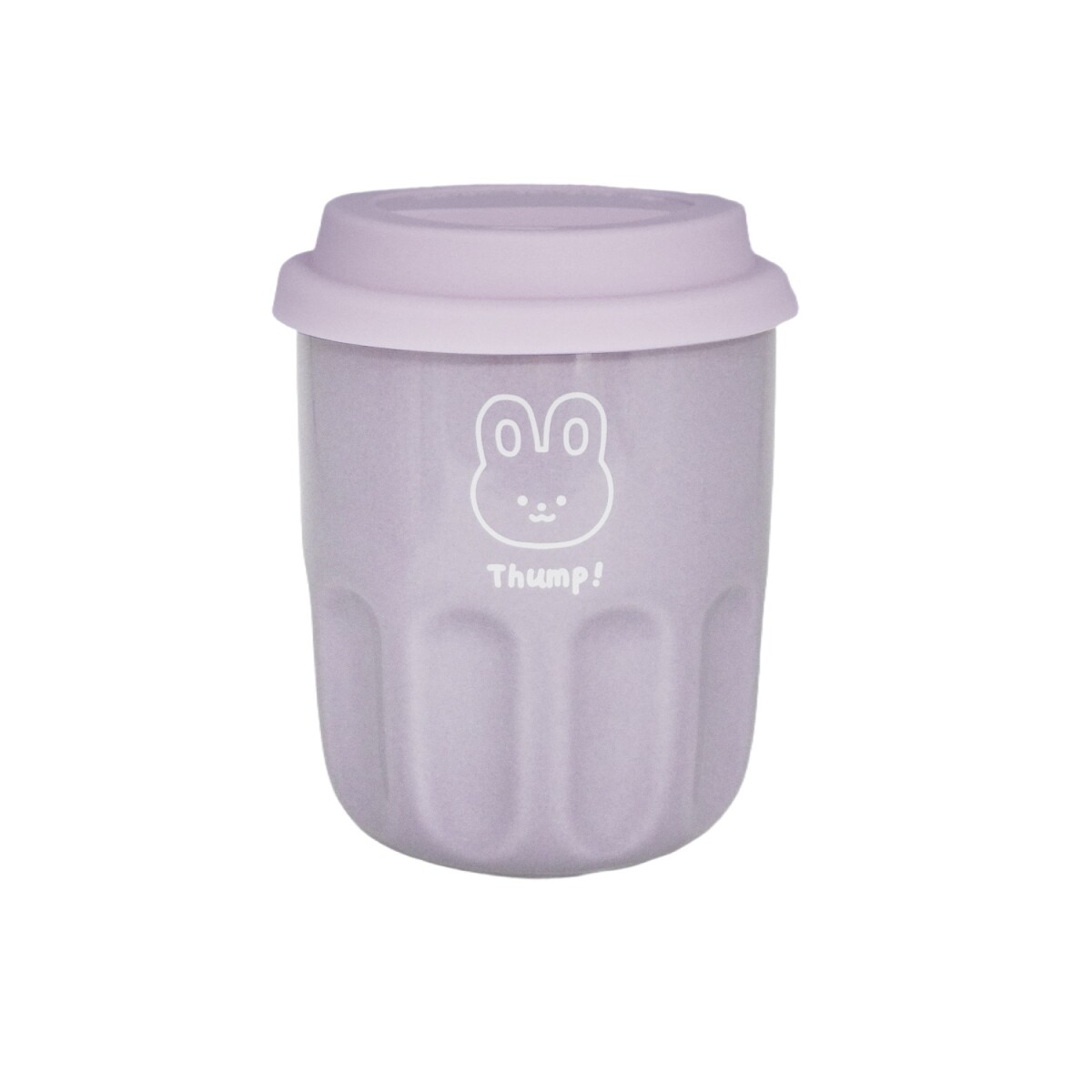 Vaso cerámica animales 290ml - lila 