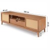 Rack para TV 2 puertas 1 Cajón 1.9 - Urban Oak Rack para TV 2 puertas 1 Cajón 1.9 - Urban Oak