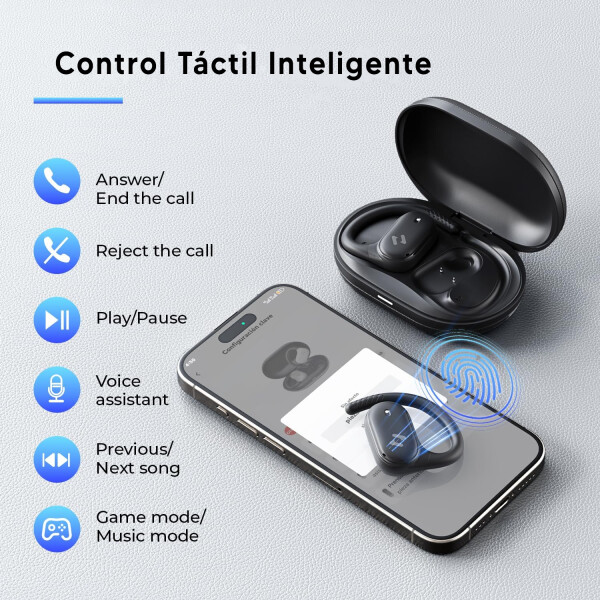 Auricular Havit Ows915 Bluethooth Open Ear AURICULAR HAVIT SERIES OWS915 TWS NEGRO