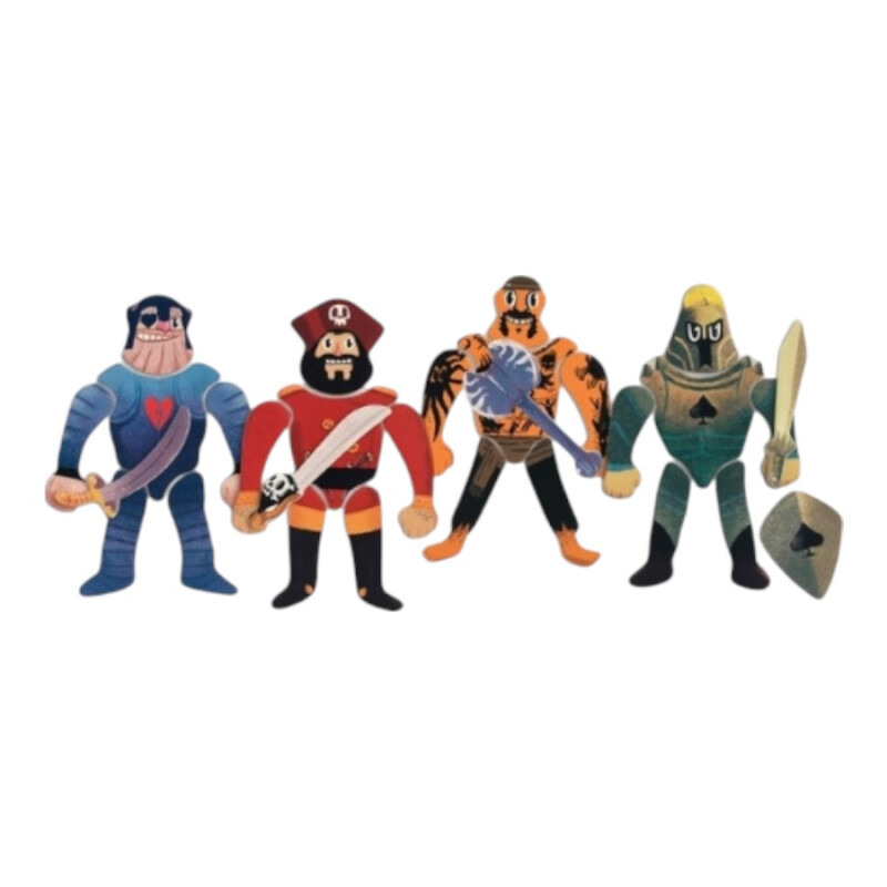 Set Magnético Los Caballeros Djeco Set Magnético Los Caballeros Djeco