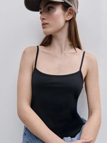 MUSCULOSA P.CAKE TULIPAN NEGRO