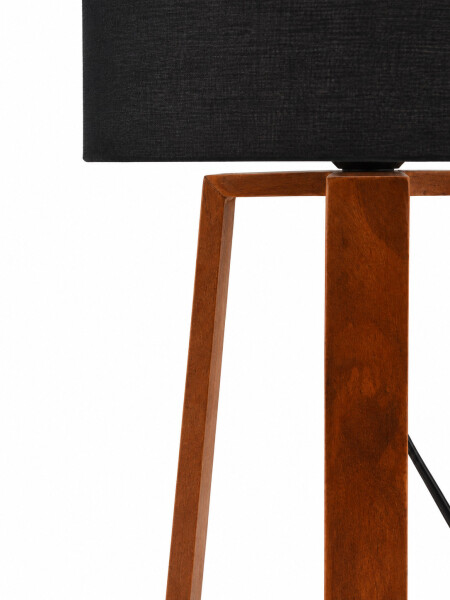 LAMPARA DE MESA RECTANGULOS NEGRO (V)