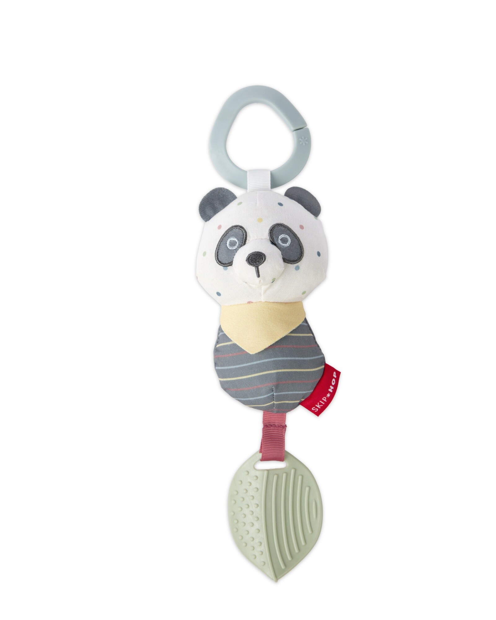 Sonajero y mordillo multisensorial, diseño panda Sin color
