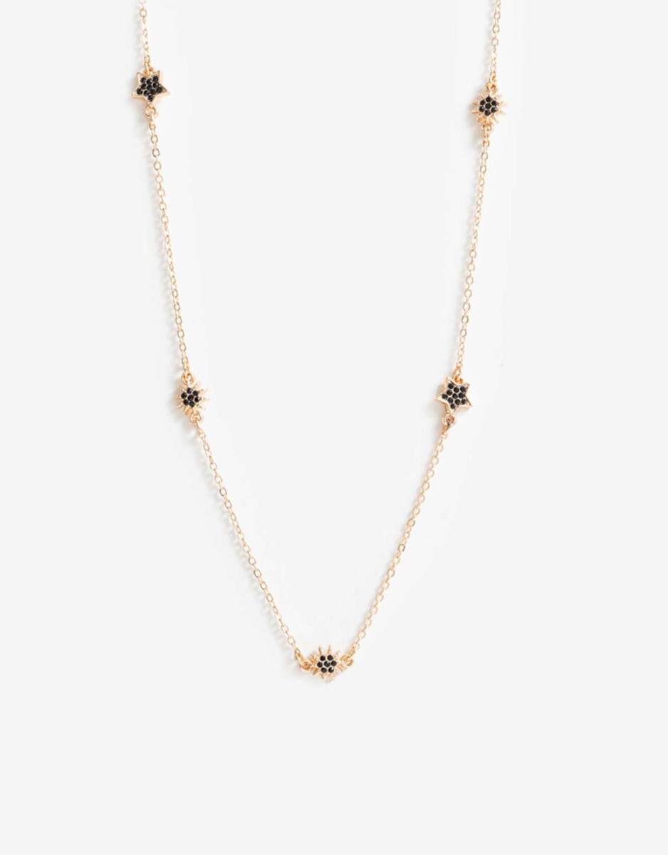 Collares Largos Estrellas - Dorado 