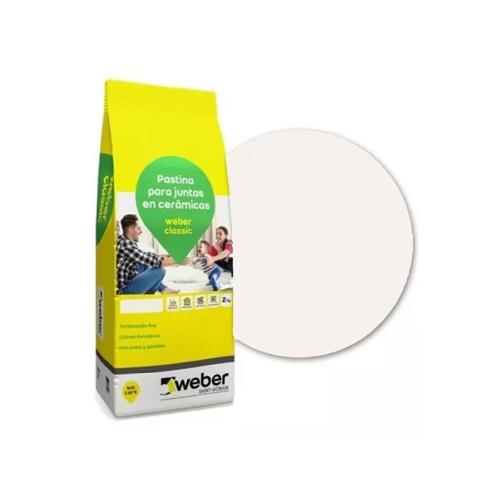 Pastina weber classic juntas 2kg Perlato Pastina Weber Classic Juntas 2kg Perlato