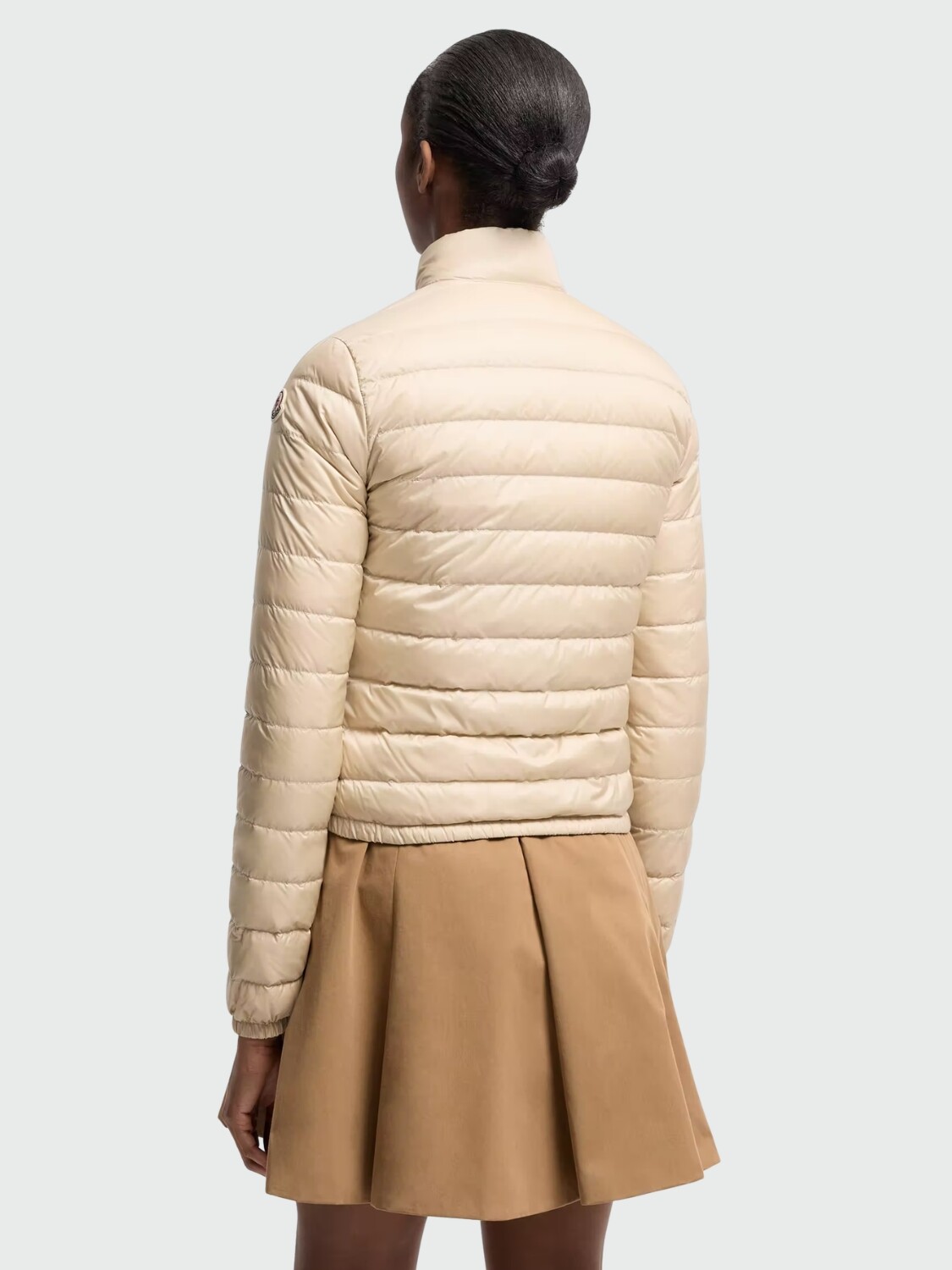 MONCLER - Campera Corta Lans Beige