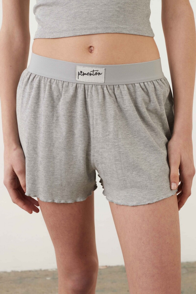 Short Ambar - Gris Melange 