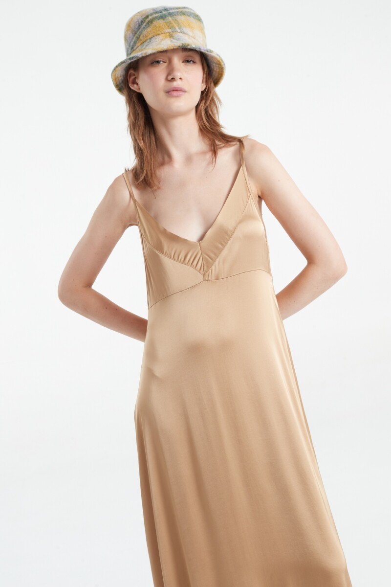 VESTIDO Camel