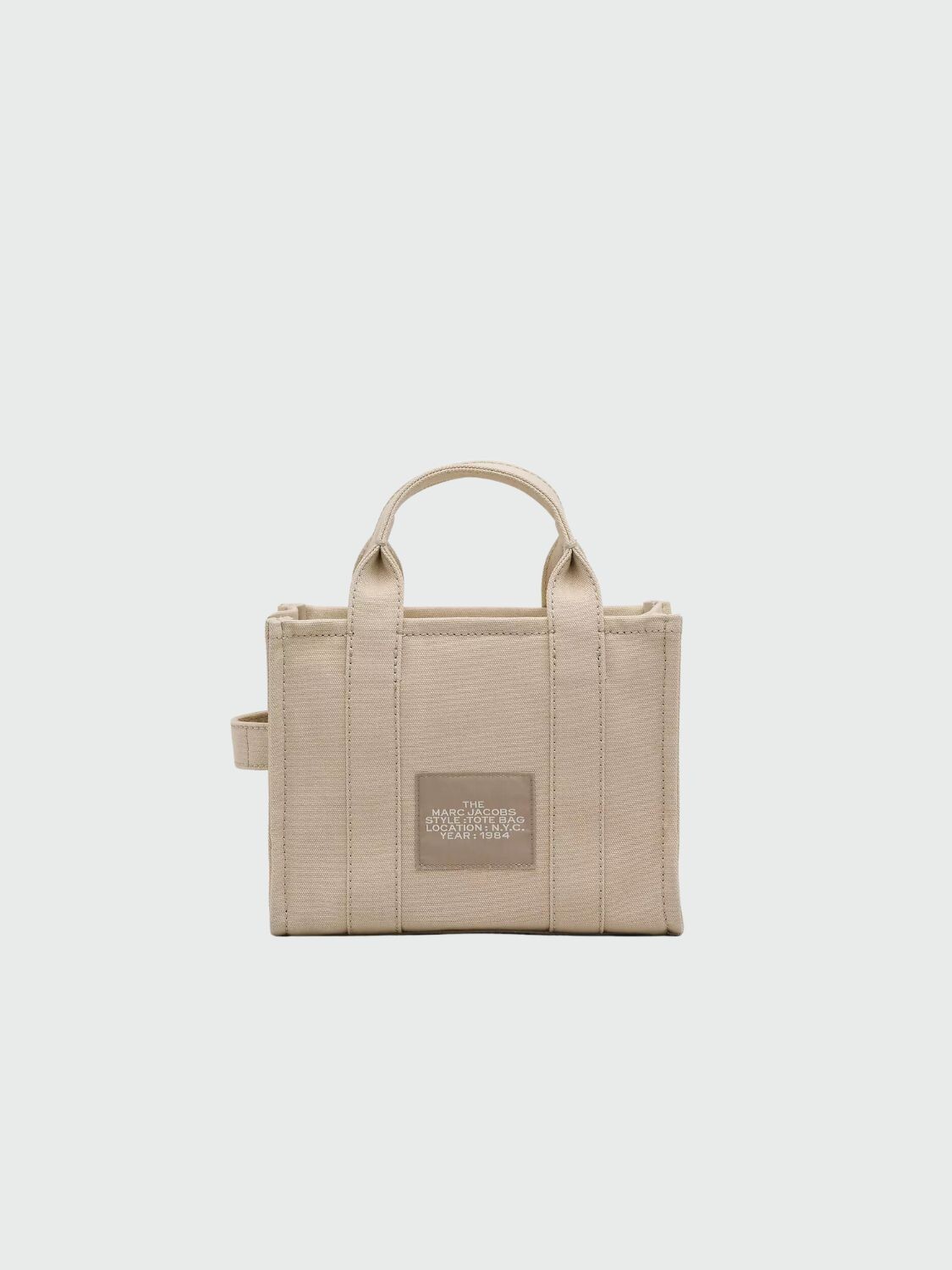 Marc Jacobs- Bolso de lona, The Small Tote Beige