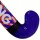 Palo De Hockey Balling Padouk Sticker With Painted Head Violeta
