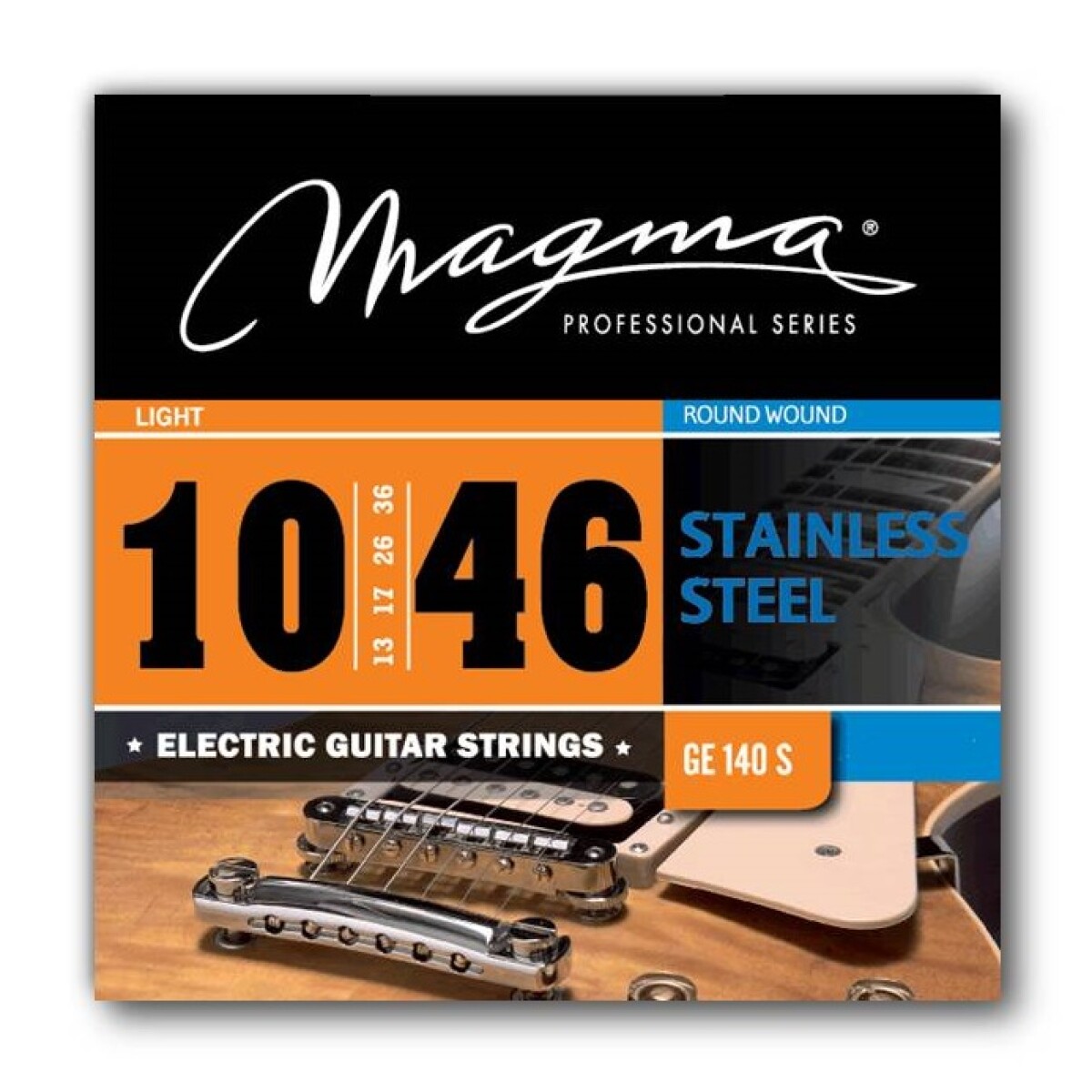Encordado Para Guitarra Electrica Magma S. Steel .010 Ge140s 