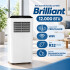 Aire Acondicionado Portátil Brilliant Brefp12 12000 Btu Frío/calor Wifi AIRE ACONDICIONADO PORTATIL BRILLANT