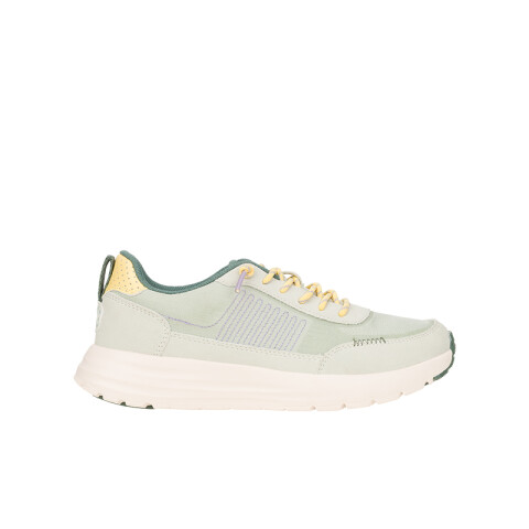 Championes Hey Dude Sirocco Alta Colorblock Verde
