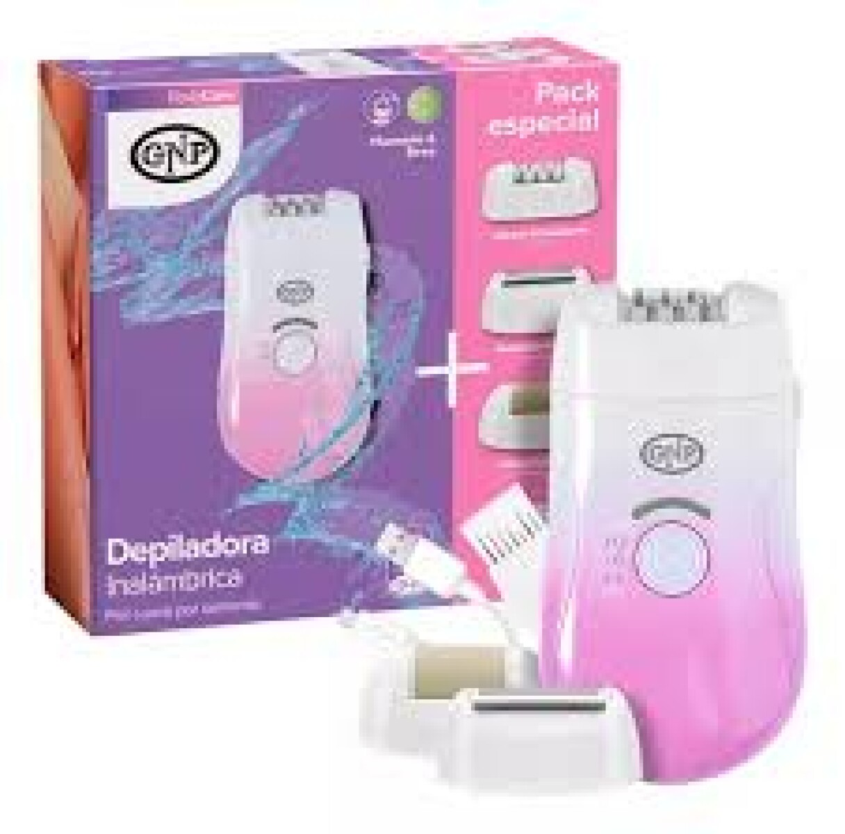Depiladora Gnp 3 En 1 Body Care, Para Seco Y Húmedo. Inalámbrica. 