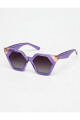 Lentes Tiwi Hexagon Ii Shiny Bicolor Purple/pink With Burgundy Gradi