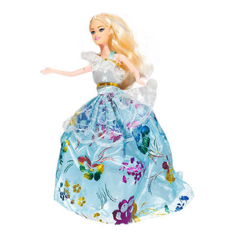 OUTLET Muñeca goma 33cm vestido fiesta c/acc caja visora Outlet Muñeca Goma 33cm Vestido Fiesta C/acc Caja Visora
