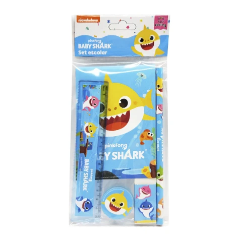 Set escolar x 5 Baby Shark U