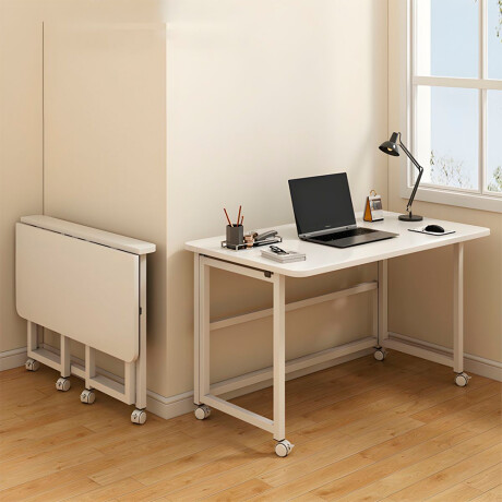 Escritorio Plegable con Ruedas 100cm MDF Metal 718-3 001