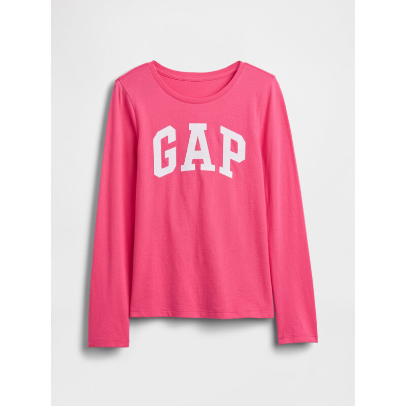 V-FRCH LS LOGO TEE WEDNESDAY PINK