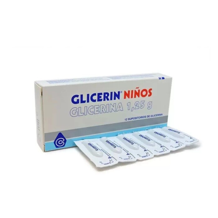GLICERIN NIÑOS SUPOSITORIOS CJ X 12 UNID única