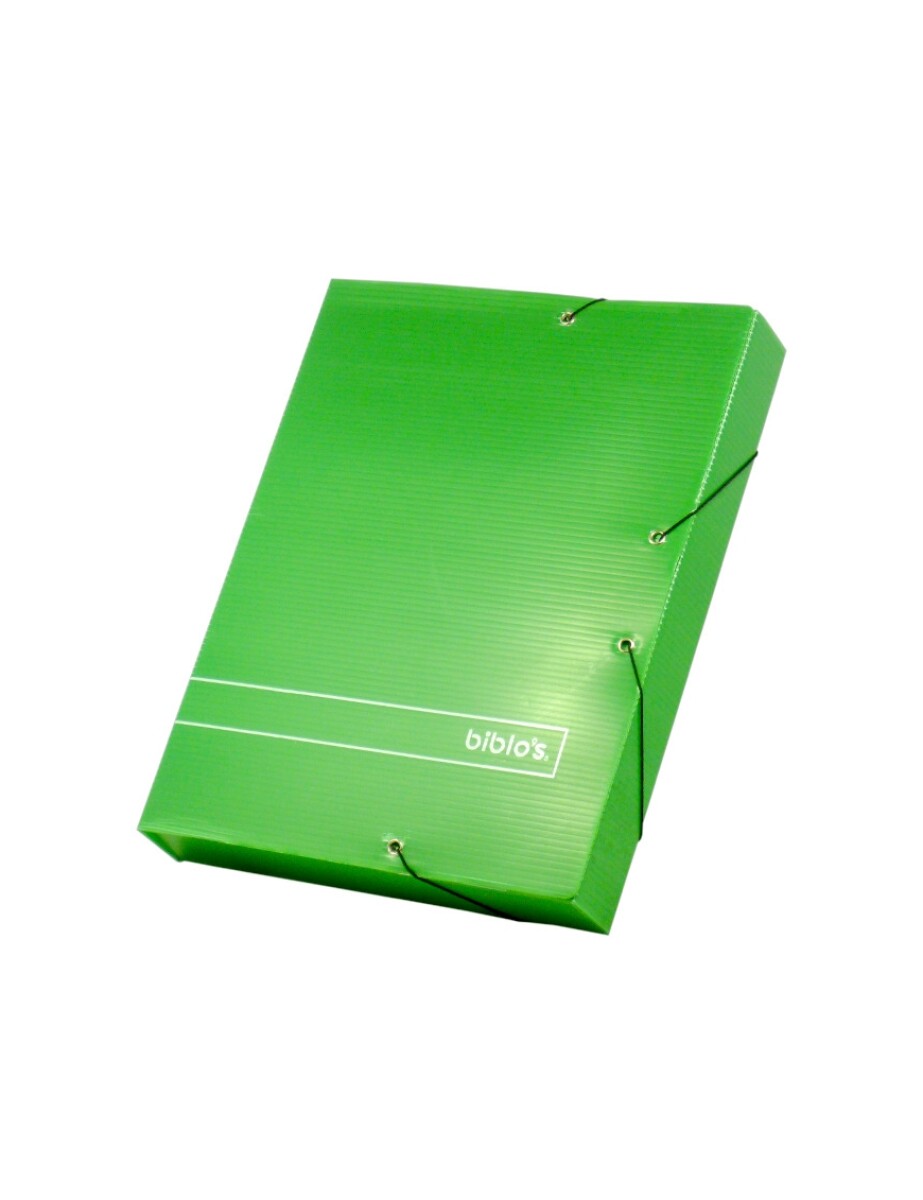 Carpeta Biblo´S 3 Cm Verde 