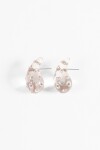 Aros gota XL strass multicolor