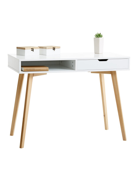 Escritorio TAMHOLT 50x100 blanco/natural Escritorio TAMHOLT 50x100 blanco/natural