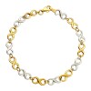 Pulsera Infinito-Oro bajo-Sin Piedra-PU8008 sinpiedra