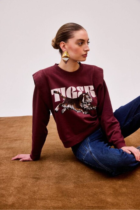 Buzo Burgundy Tiger Buzo Burgundy Tiger