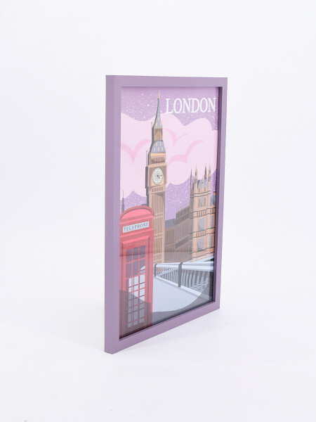 CUADRO ILUSTRATIVO LONDON ESTAMPADO 1