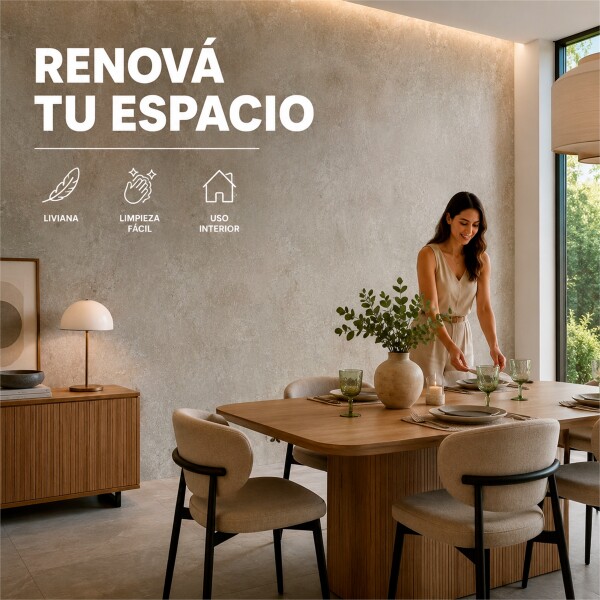 Pack x5 Placa PVC Símil Mármol 2,44x1,22m 3mm Resistente Mármol Gris 2