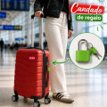Valija Rigida Carry On Con Mango Telescopico Rojo