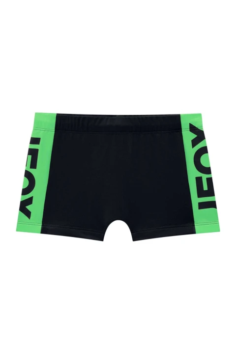 Traje De Baño Infantil -Negro Y Verde Traje De Baño Infantil -Negro Y Verde