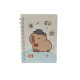 Cuaderno pocket capibara celeste
