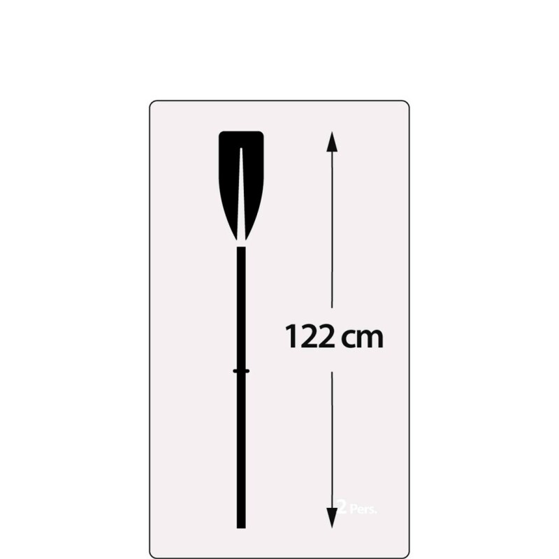 INTEX SET DE REMOS FRANCÉS PVC 122 CMS Intex Set De Remos Francés Pvc 122 Cms