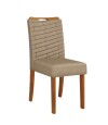 Silla Julia tapizada Linea Milan Marron