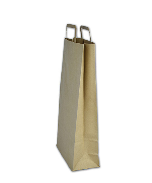 Bolsa lisa acuario 14x08x40 cm, para botella MADERA