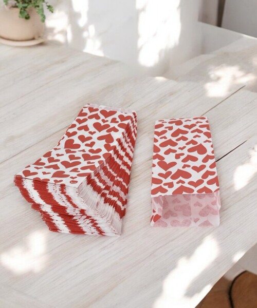 Sobre 40 grs fantasia 09x05x24 cm. - pack x 100 CORAZONES