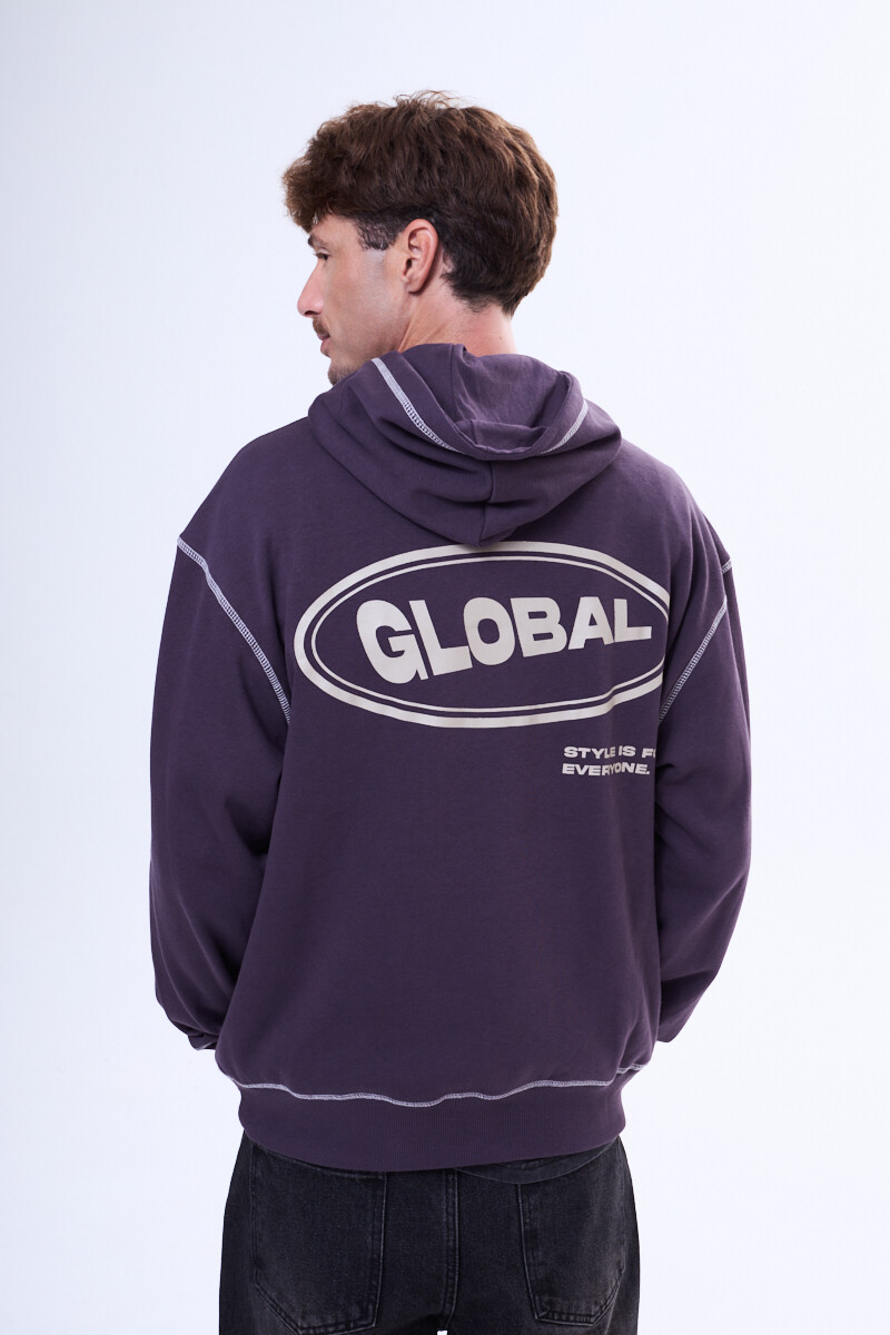 Buzo de felpa Sevilla Violeta