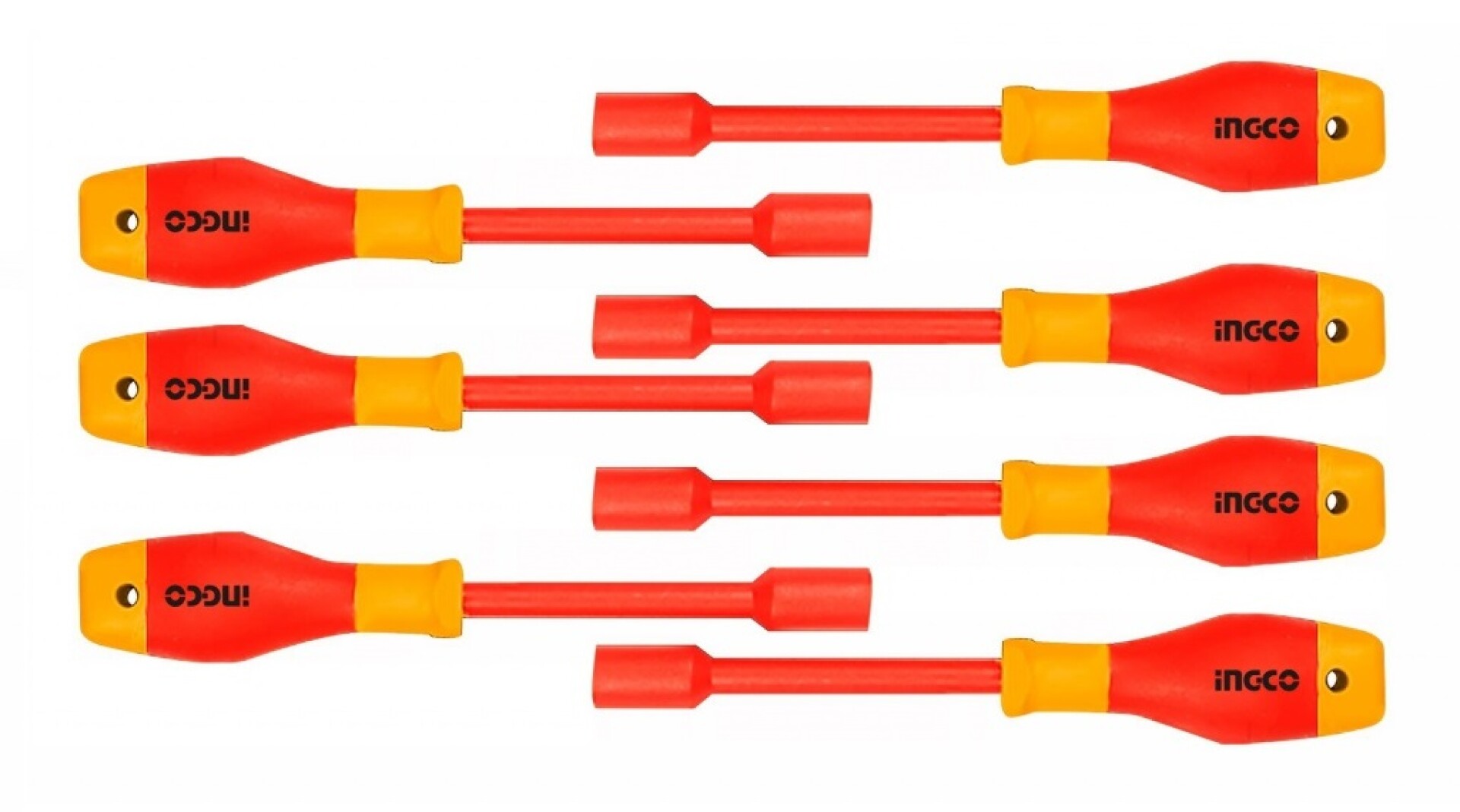 SET AISLADO 7 DESTORNILLADOR PUNTA DADO INGCO HKISD0701 
